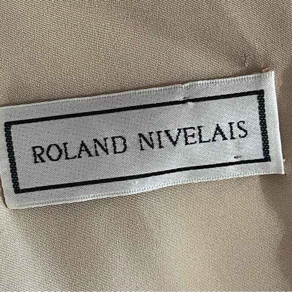 Roland Nivelais Cream Mini Dress Size 6 - Picture 5 of 7